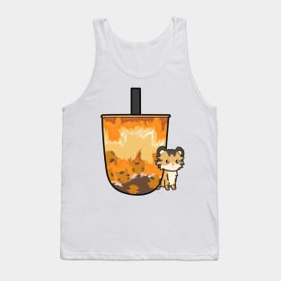 Tiger Brown Sugar Boba Milk Tea Tank Top